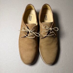 JOHNSTON & MURPHY NuBuck Sheepskin DERBY Oxford Dress Shoes Sz 11m # 20-4430